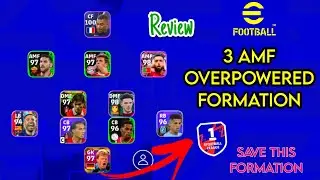 3AMF OVERPOWERED FORMATION REVIEW EFOOTBALL 23 | 1st DIVISION PLAYERS USE THIS FORMATION EFOOTBALL