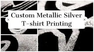 Metallic Silver T-shirt Printing Services