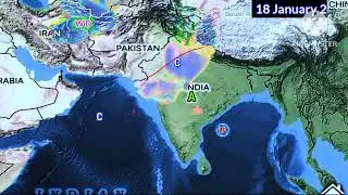 Next 25 Days Weather System Map Analysis January 2026 Western Disturbance Cyclonic Circulation. 
