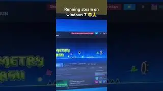 Running steam on windows 7 😭🙏 #fyp #lyunaff #windows7 #steam