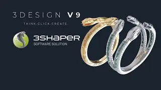 3DESIGN V9 & 3SHAPER | Tutorial Case: Making Snake Structure of Organic Jewelry