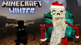 Surviving by winter horror in Minecraft 💀☠️!?