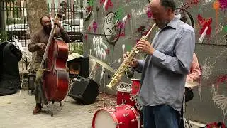 Michael TA Thompson Trio - First St. Green /Arts For Art, NYC - October 13 2014