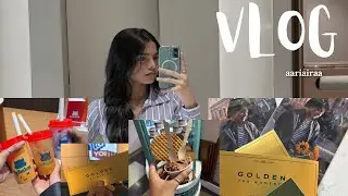 weekday vlog | corporate life + Jungkook’s Golden exhibition