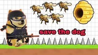 Save the Dog! - Funny Gameplay & Drawing Adventure