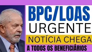 BPC/LOAS NOTÍCIA URGENTE ACABA DE CHEGAR HOJE 19/01