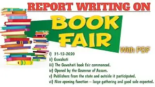 Report Writing on Book Fair | Guwahati Book Fair | HSLC 2021 | HS | You can learn