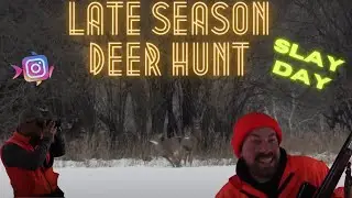 Gun Hunting Wisconsin | Late Season Holiday Hunt (Shots Fired!) | Lots of Deer 2022