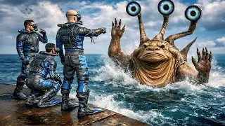 盖瑞模组：实验室出现海怪，铁憨憨支援遇袭，集结部队终灭巨怪！