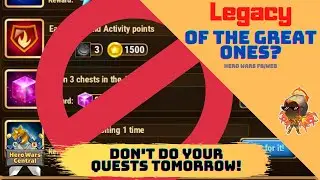 Don't Do Your Daily Tasks Tomorrow? Your Weekly Reminder! | Hero Wars Facebook