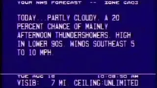Local forecast (1988)