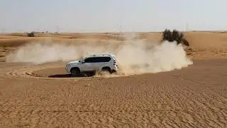 Toyota Land Cruiser Prado Sand Drifting in UAE