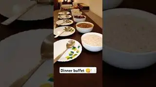 Dinner buffet 😋🍽️ homestay Jim Corbett National park 😋🍽️😋👍 #foodie #yummy
