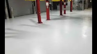 Dealership Completed Transformed by Auto Shop Floor Coating