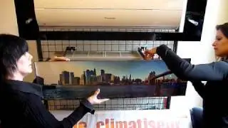demonstration cache climatiseur design deco .MOV
