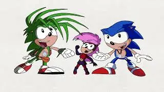 Sonic Underground Season 2 Theme Song Timelapse (in Progress)