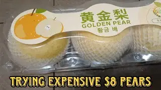 Asian Golden Pears Taste Test Fruit Review 