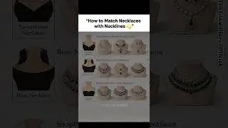 How to Match Necklaces with Necklines💫_Complete Jewelry Styling Guide #jewelrystyling #ootd