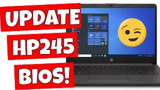 How To UPDATE BIOS Or Flash Firmware HP 245 G8 Laptop