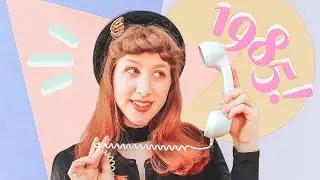 Dressing Like it's 1985! // 80s Outfits + Makeup from Vogue!