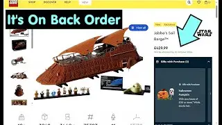 Lego News | UCS Star Wars Jabba's Sail Barge On Back Order | 1966 Batman Batmobile Sold Out