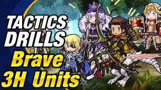 Fire Emblem Heroes - Tactics Drills: Skill Studies 92 & 93: Brave 3H Units [FEH]