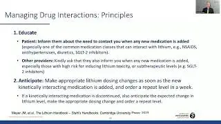 Lithium's Drug Interactions