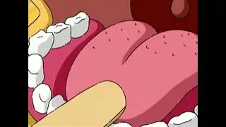 Muffy Crosswire's mouth shot (uvula)