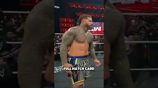 ПОЛНЫЙ МАТЧ-КАРТ WWE Raw сегодня вечером! - CM Punk, Джей Усо и другие!