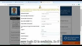 BLS - Create an Account (English) for Indian Passport Renewal, Police Clearance Certificate Canada