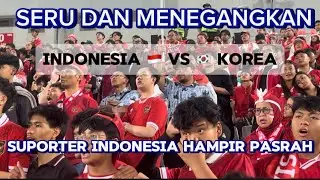 Indonesia vs korea selatan u23 highlight full match, suporter indonesia mendunia