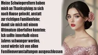 Meine Schwiegereltern lockten mich an Thanksgiving weg vom echten Familienfest