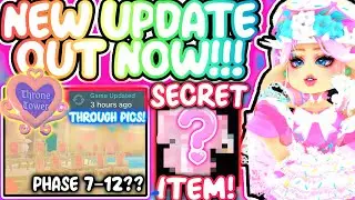 ROYALE HIGH UPDATE OUT NOW! PHASE 7-12 PHOTOS + FURNITURE SET OUT! ROBLOX Royale High Campus 3