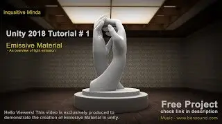 Unity 2018 Tutorial # 1   Emissive Material Lighting