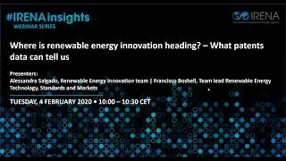 Webinar: Where is renewable energy innovation heading? &ndash; What patents data can tell us.