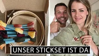 Mein Stickset ist da! Sticken f&uuml;r Anf&auml;nger: Anleitungsvideo DIY STICKSET - Alle Stickstiche erkl&auml;rt