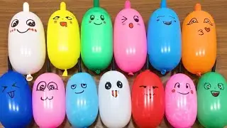 Making Slime With Transparent Balloons 🎈 So Satisfying! ✨ (Relaxing Sounds)