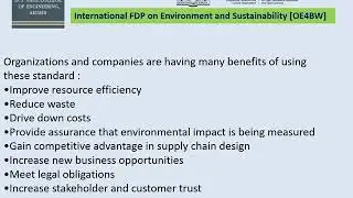 ISO Standards for Environment Management System By Dr. Pradnya Raut