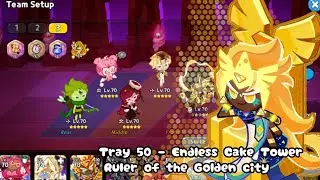 ❤️ TRAY 50 - ENDLESS STRAWBERRY CAKE TOWER (Ruler Of The Golden City) // Tutorial!!