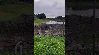 Bye pond! #construction #drain_digger_machine #ponds #florida