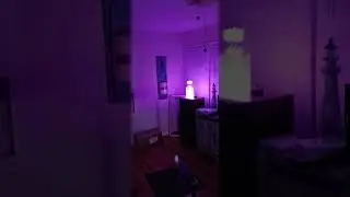 50 yr old underwater pool light with disco bulb