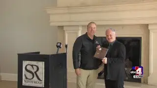 ABC4's Dana Greene receives award from the Utah High School Activities Association