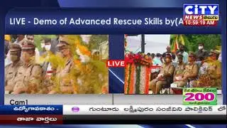 LIVE- Demo of Advance Rescue Skills By AP STATE DISASTER RESPONSE FORCE (APSDRF)