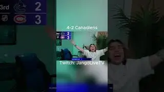 4-2 Canucks #hockey #nhl #twitch #react #funny #reaction #clips #qc #canucks