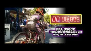 IDC Seri 4 - Rorojonggrang Ngamuk!!! Rully PM Tercepat 6.806 Detik Kelas FFA 350cc