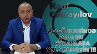 Ad Günləri Haqqında | Rauf Cəbrayılov