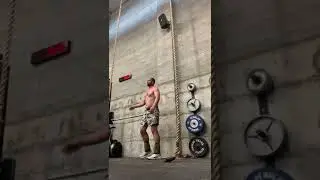 Rope Climb Workout | Slippy Running Shoes | #youtubeshort #ropeclimb