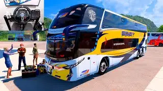ATS 1.57 Ruta: Portoviajo - Jipijapa Scania New G7 1800 DD Logitech G29 Pameplays