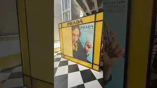 Prada&rsquo;s Banana Balm pop-up in NYC 🍌✨ Free samples and more. Today&rsquo;s the last day! #Prada #popup