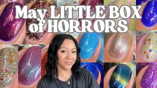 Creepy Critters 🐛 🪲 | May 2025 Little Box of Horrors | Live Swatches